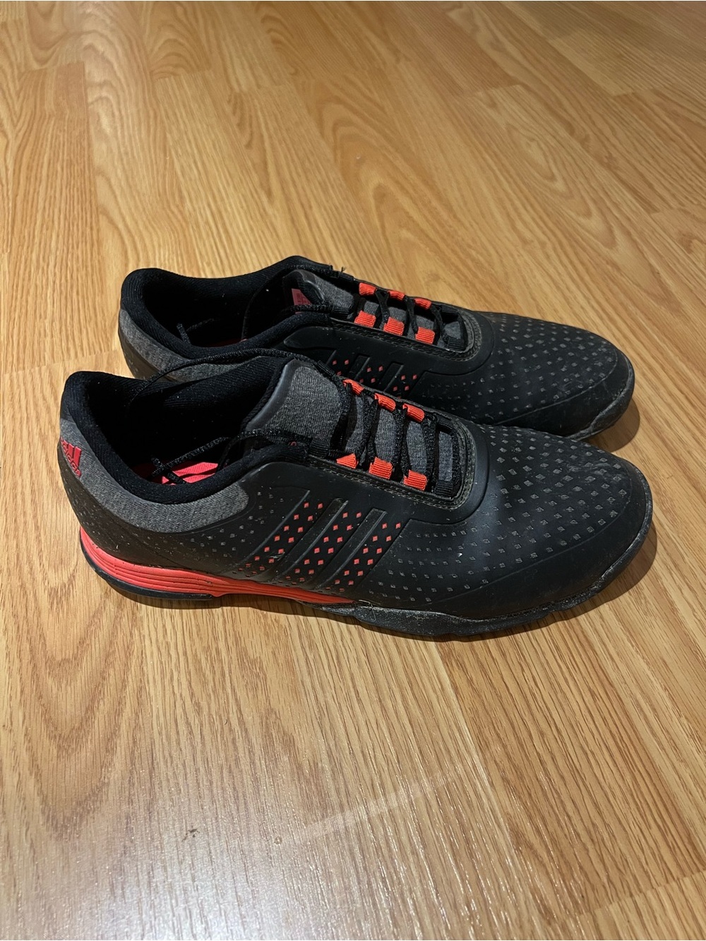 Adidas Women’s Black & Red Lightweight Golf Shoes